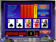 Play Video Poker at  Fortune Room